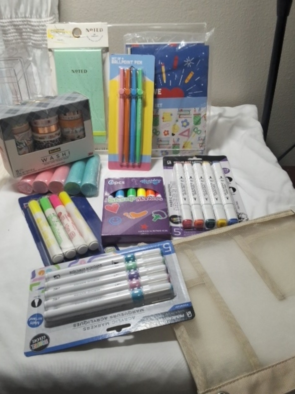Assorted Pastel Home Office Or Teacher Bundle Set - 10 Items NWT